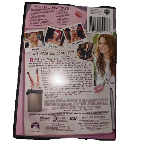 Mean Girls (DVD, 2013, Widescreen, Special Collector's Edition) NEW - Picture 2 of 2